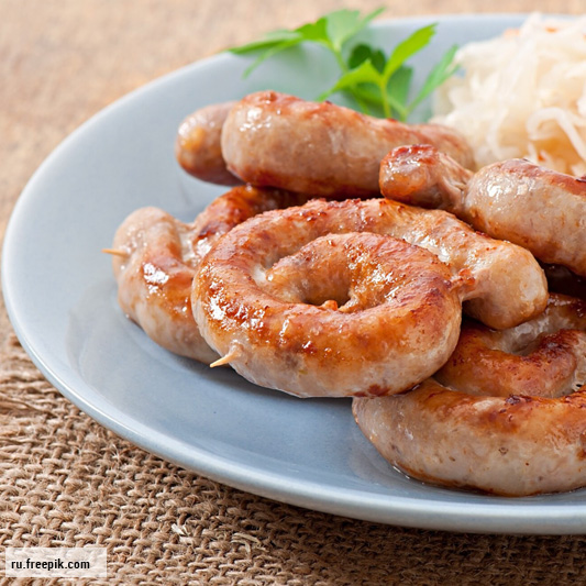 ПФ Купаты Луковые, 8-10г/кг, Nesse/Германия/Россия ПФ Купаты Луковые, 8-10г/кг, Nesse/Германия/Россия
