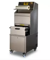 Пневматический термоусадочный запайщик лотков с высечкой TSS126 OVERSKIN J Pасk